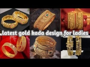 gold kada design for woman