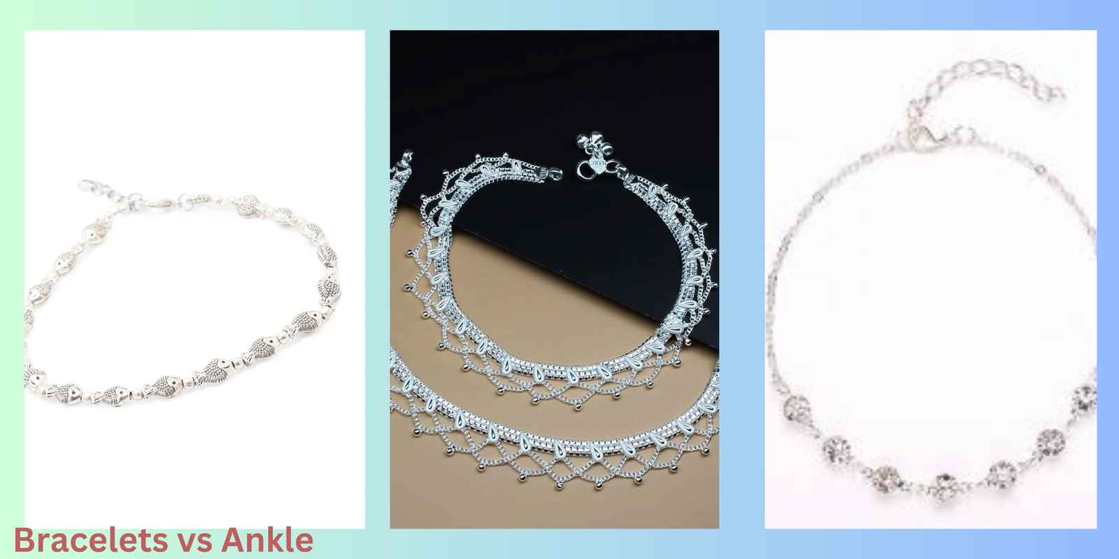 Anklets and bracelets 